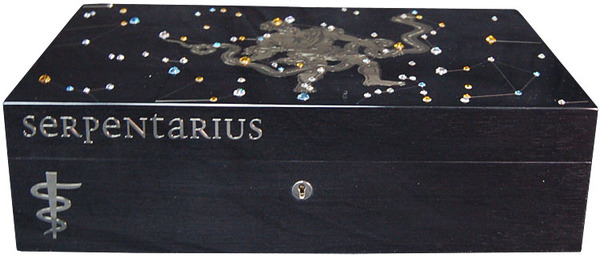 Хьюмидор Elie Bleu Zodiac Serpentarius Black Sycamore на 110 сигар